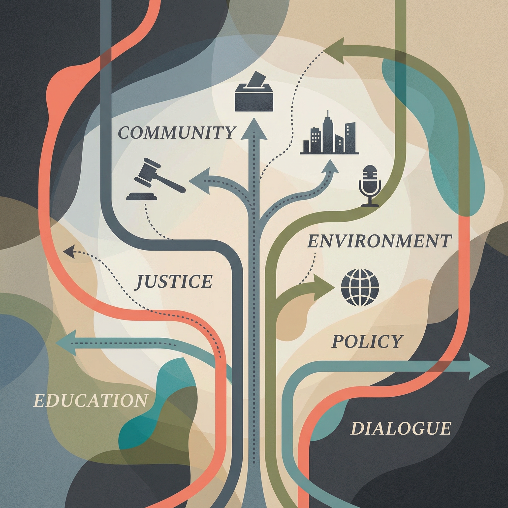 Topic categories visualization